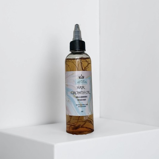 Hair Growth Oil With Amla Bhringraj And Vetiver Root