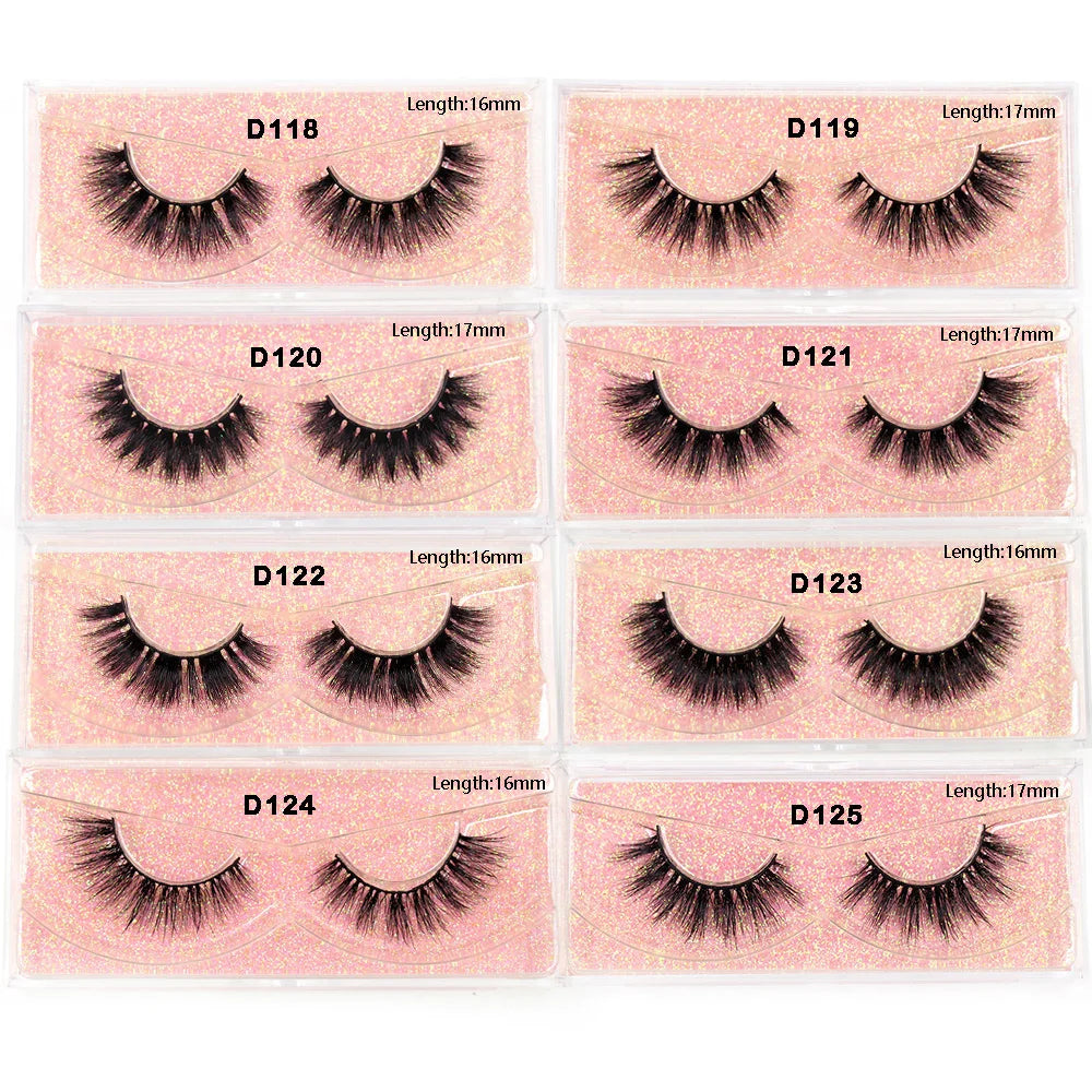 LEHUAMAO Eyelashes 3D Mink Lashes natural handmade volume soft lashes long eyelash extension real mink eyelash for makeup D103