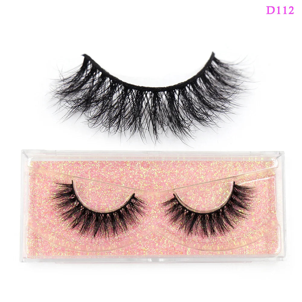LEHUAMAO Eyelashes 3D Mink Lashes natural handmade volume soft lashes long eyelash extension real mink eyelash for makeup D103