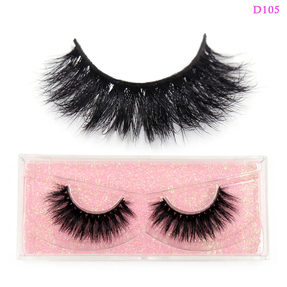 LEHUAMAO Eyelashes 3D Mink Lashes natural handmade volume soft lashes long eyelash extension real mink eyelash for makeup D103
