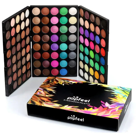 120 Colors Professional 3D Smooth Eyeshadow Palette Makeup Matte Cosmetics Eye Natural Shimmer Smooth Shadow Maquiagem Portable