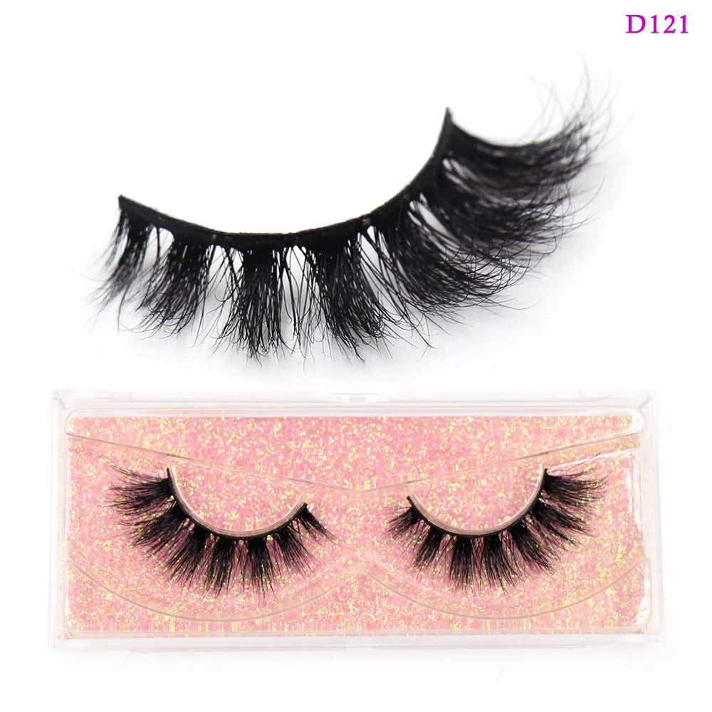 LEHUAMAO Eyelashes 3D Mink Lashes natural handmade volume soft lashes long eyelash extension real mink eyelash for makeup D103