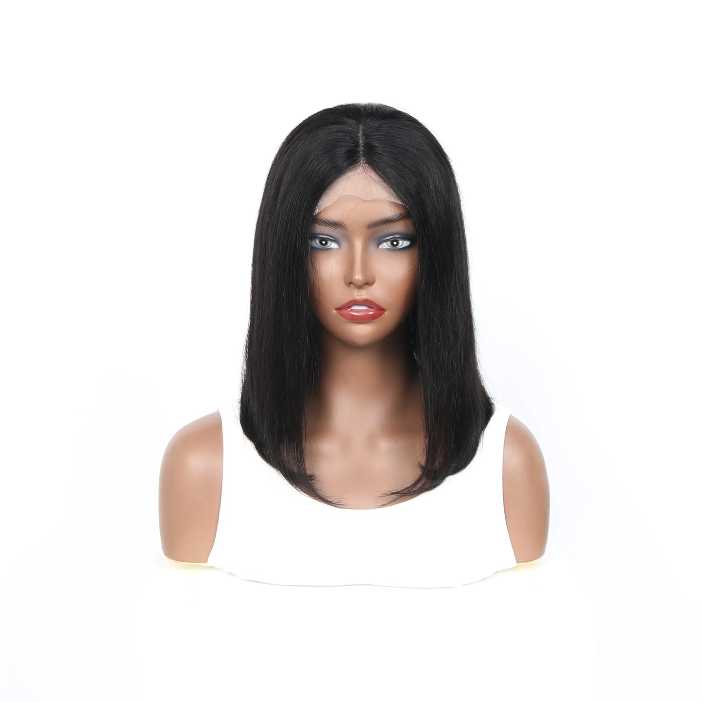 Bob Wig Brazilian Hair Lace Front Human Hair Wigs Short Bob Wig Pre Plucked Natural Color 4x4 Lace Part Lace Wigs For Women