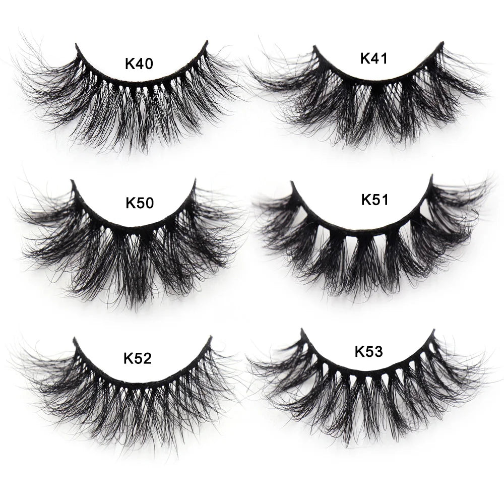 LEHUAMAO Eyelashes 3D Mink Lashes natural handmade volume soft lashes long eyelash extension real mink eyelash for makeup D103