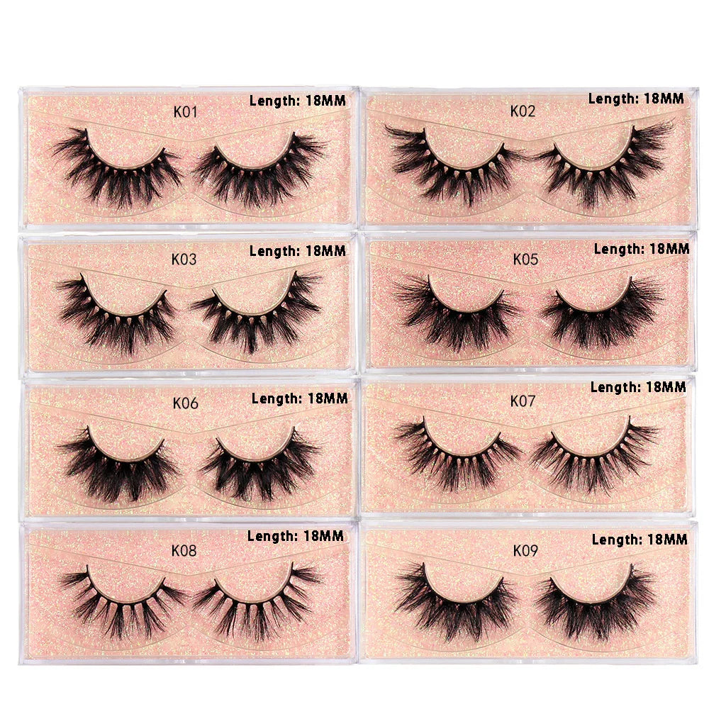 LEHUAMAO Eyelashes 3D Mink Lashes natural handmade volume soft lashes long eyelash extension real mink eyelash for makeup D103