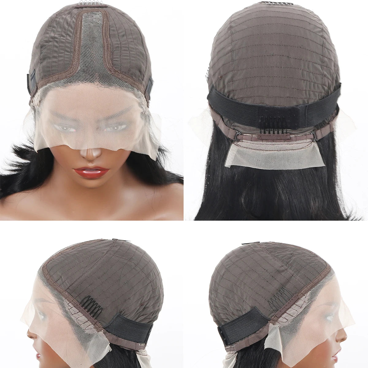 Bob Wig Brazilian Hair Lace Front Human Hair Wigs Short Bob Wig Pre Plucked Natural Color 4x4 Lace Part Lace Wigs For Women