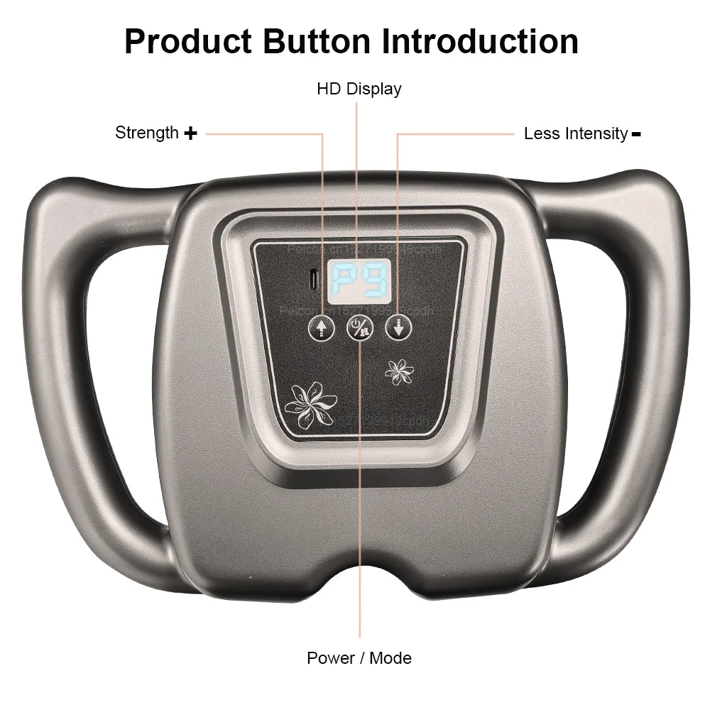 Fascia Gun Muscle Massager Gun High Frequency Back Body Waist Massage Machine Professional Electric Shoulder Legs Waist Massager